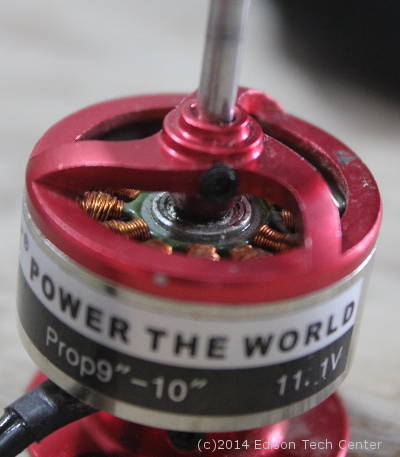 drone motor and battery